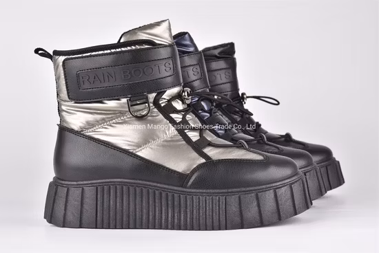 Nuevas botas de mujer de moda con botas de invierno impermeables para mantener el calor al aire libre Botines con plataforma de arranque