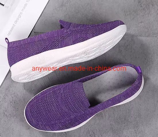 Inyección Flyknit Lady Shoes Mujer Sport Shoes