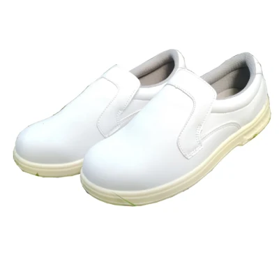 Zapatos blancos de inyección de microfibra para hombres/mujeres cementados con protección para los dedos del pie para suministro de energía